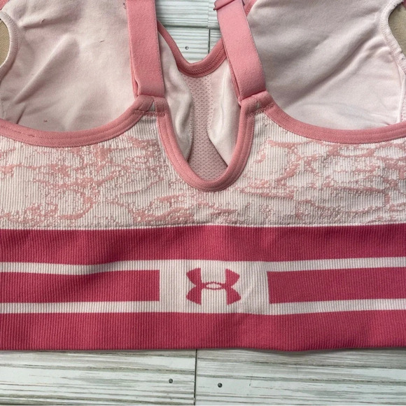 Under armour pink compression sports bra size small - Picture 5 of 11